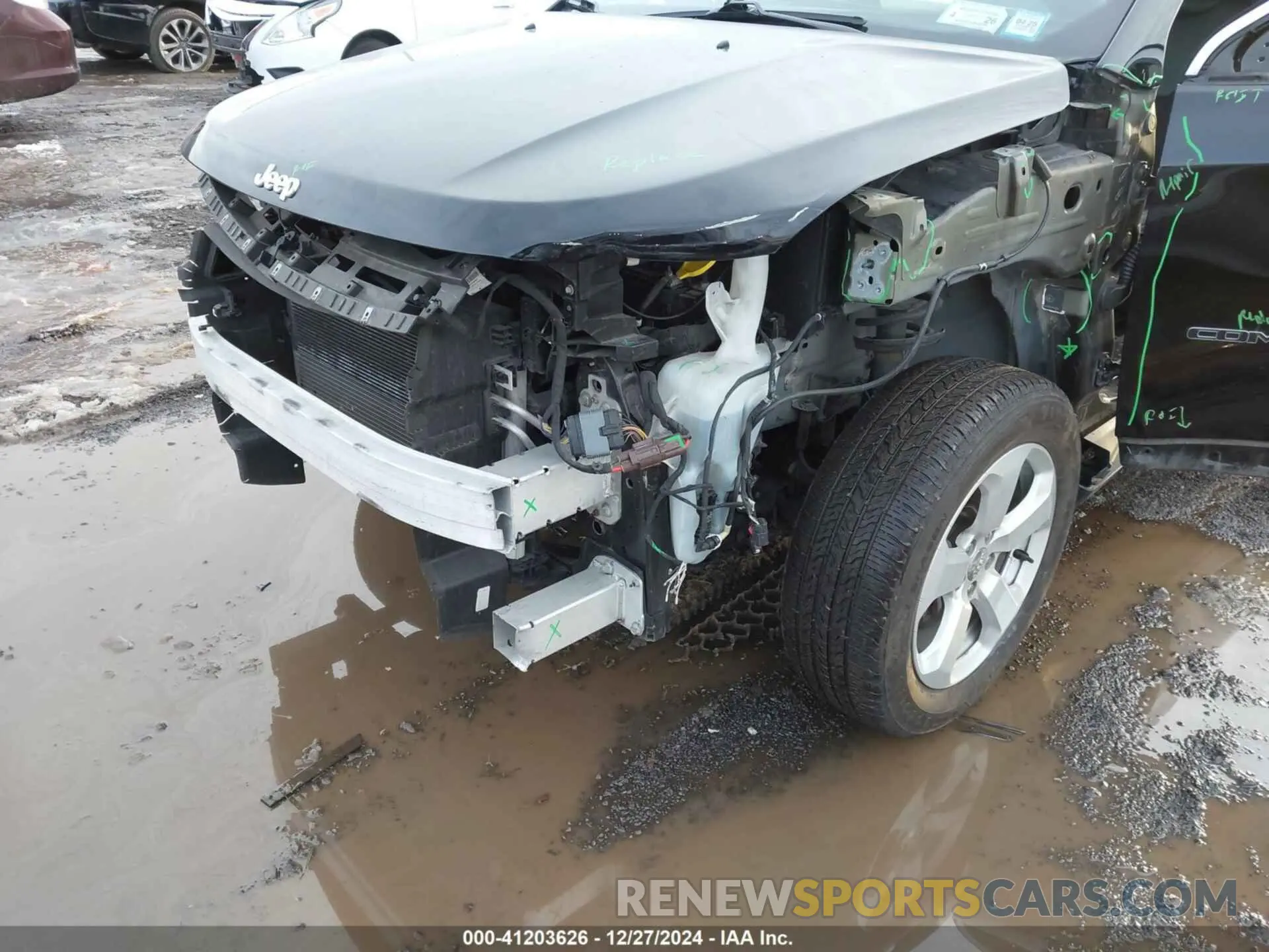 6 fotografías del automóvil dañado 3C4NJDBB2MT530276 JEEP COMPASS 2021