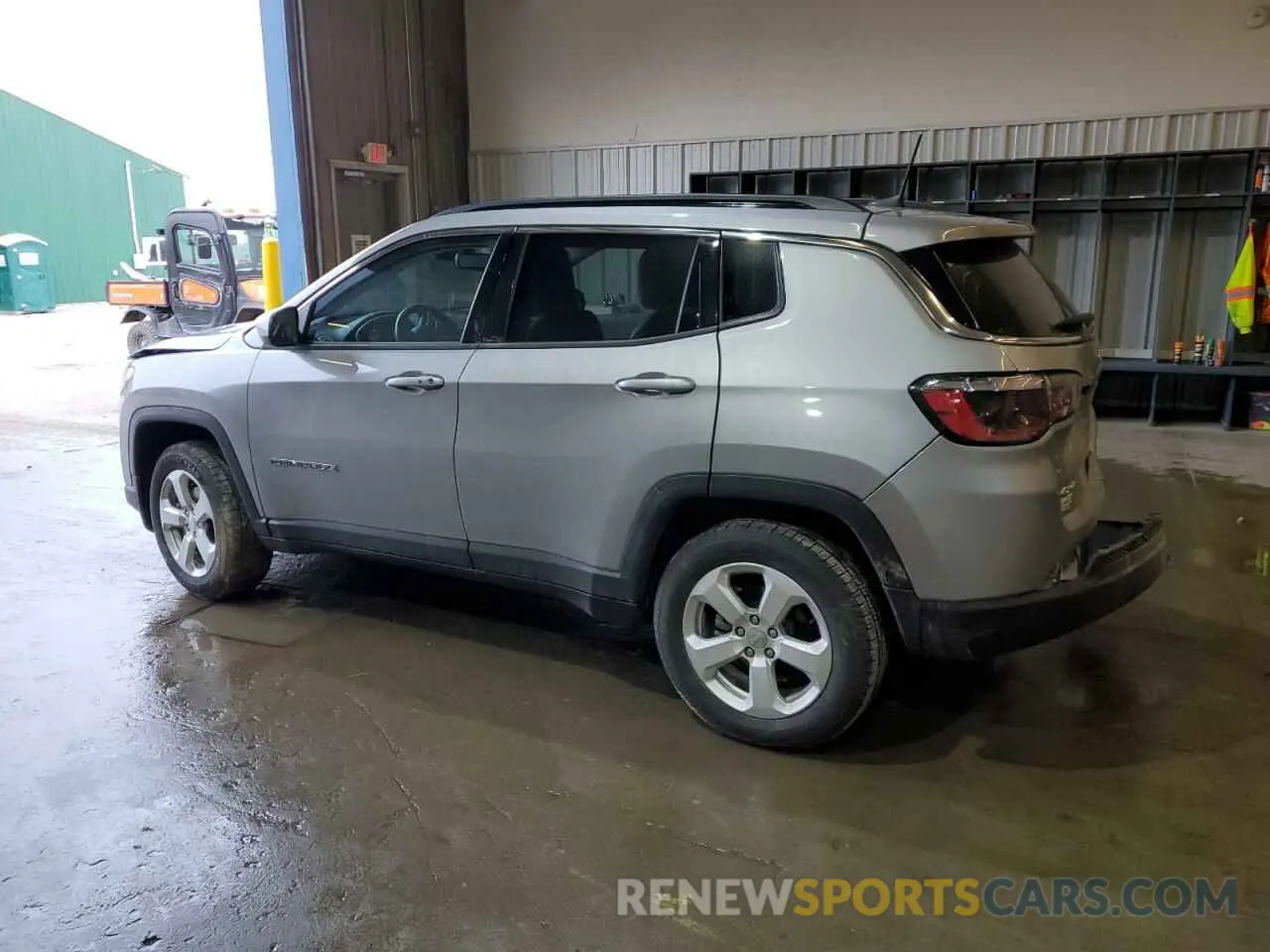 2 fotografías del automóvil dañado 3C4NJDBB2MT547398 JEEP COMPASS 2021