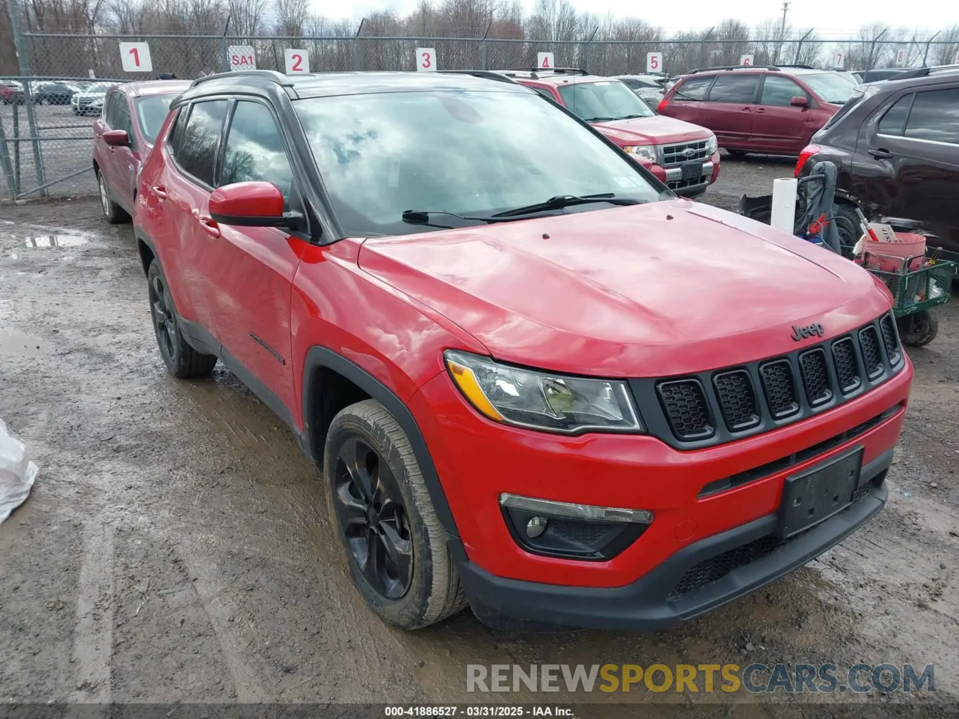 1 fotografías del automóvil dañado 3C4NJDBB3MT504477 JEEP COMPASS 2021