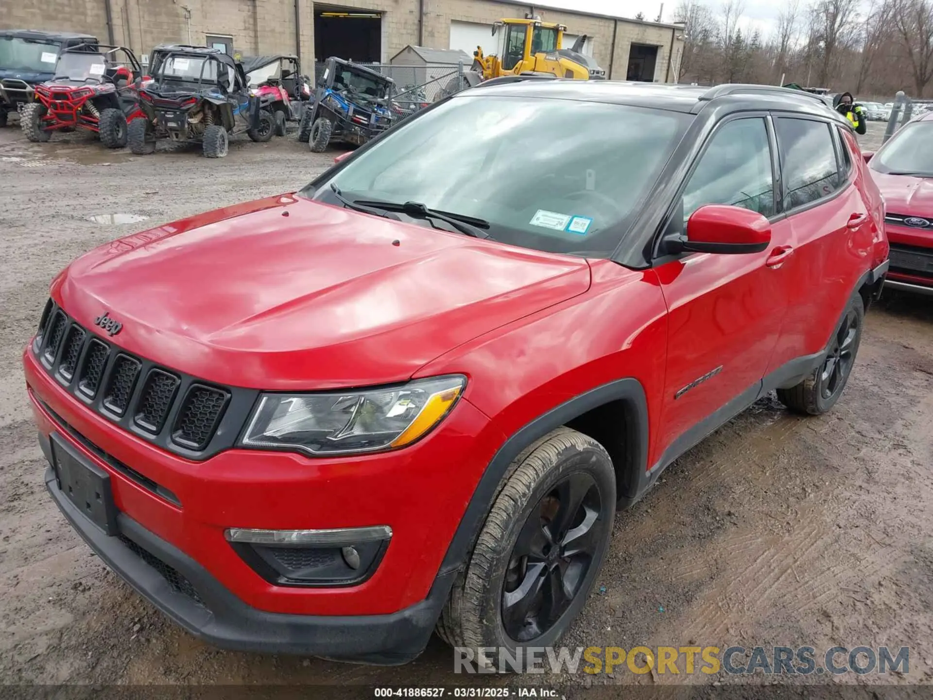 2 fotografías del automóvil dañado 3C4NJDBB3MT504477 JEEP COMPASS 2021