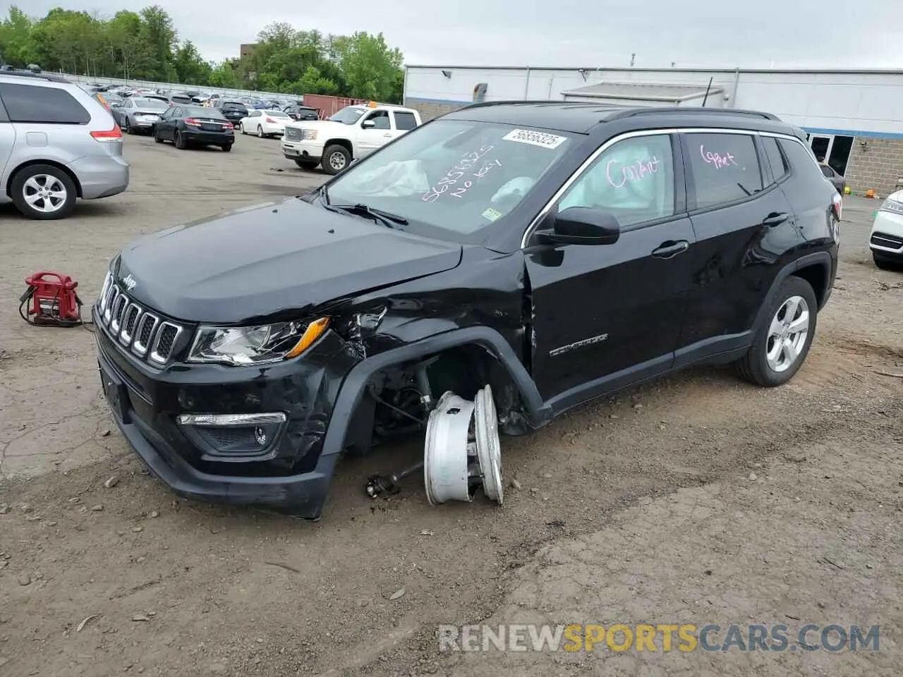 1 fotografías del automóvil dañado 3C4NJDBB3MT540587 JEEP COMPASS 2021