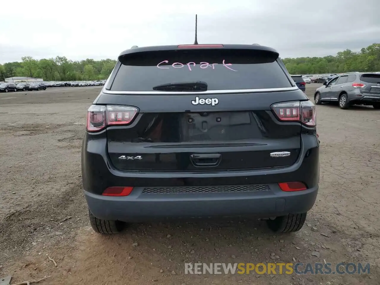 6 fotografías del automóvil dañado 3C4NJDBB3MT540587 JEEP COMPASS 2021