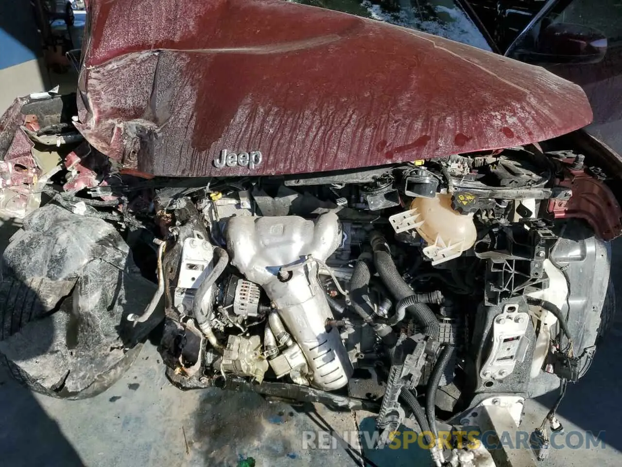 13 fotografías del automóvil dañado 3C4NJDBB3MT598540 JEEP COMPASS 2021