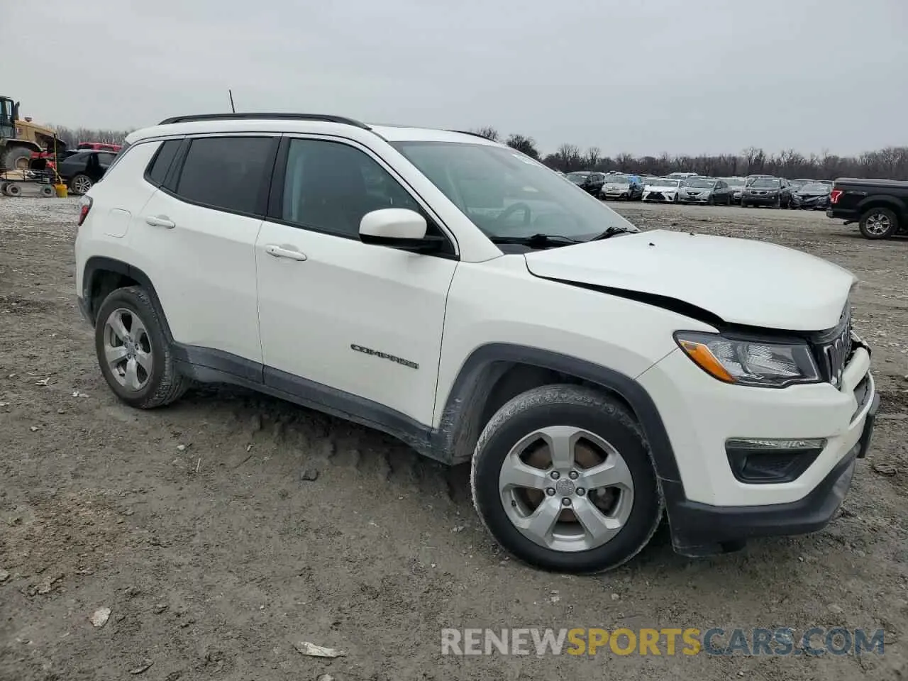 4 fotografías del automóvil dañado 3C4NJDBB4MT508764 JEEP COMPASS 2021