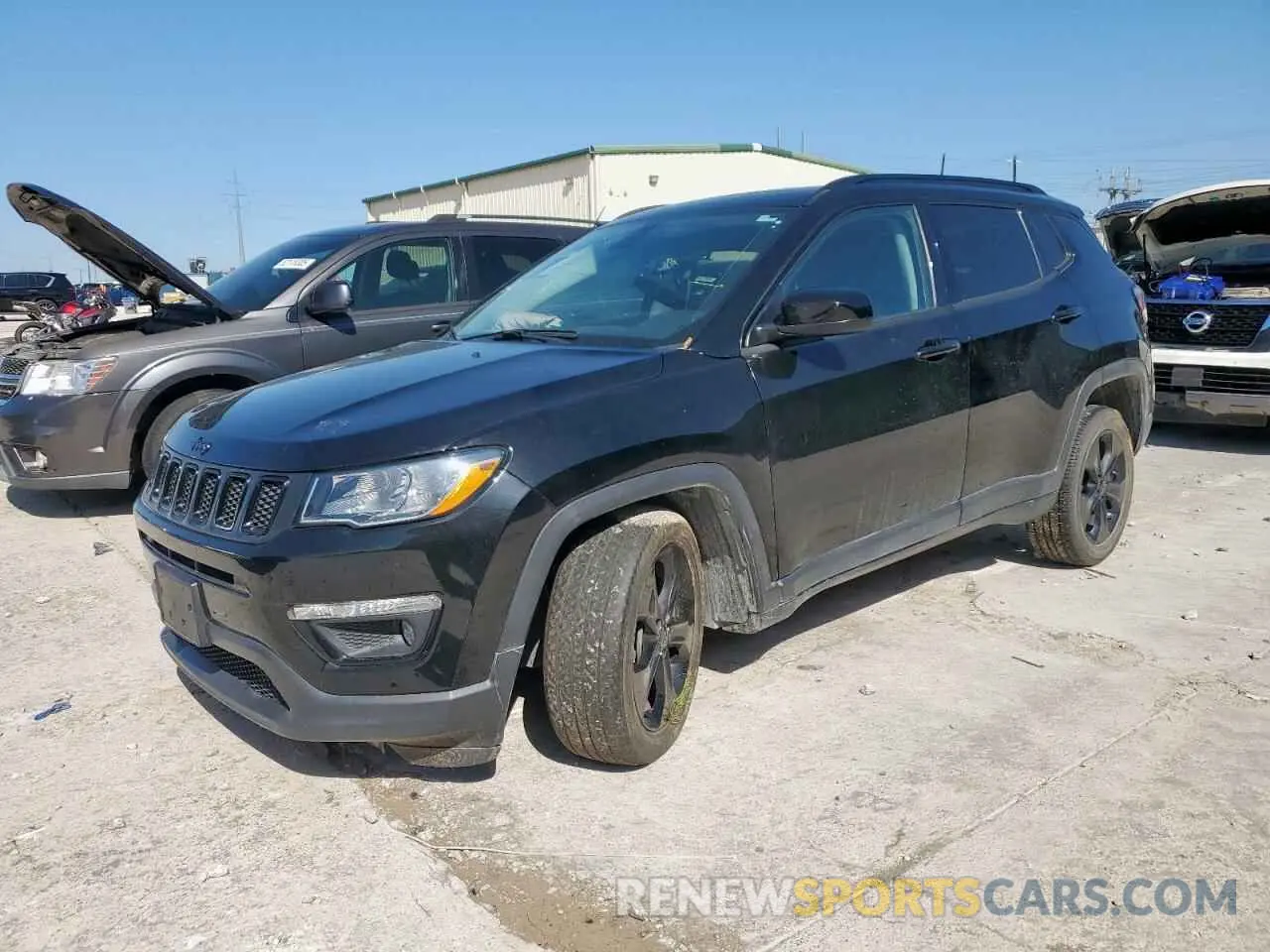 1 fotografías del automóvil dañado 3C4NJDBB4MT566129 JEEP COMPASS 2021
