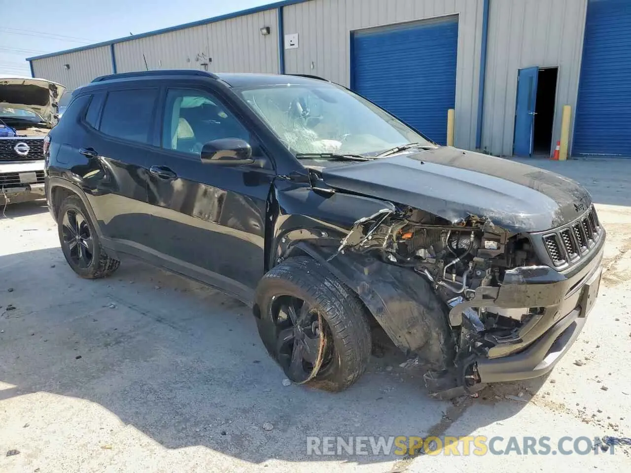 4 fotografías del automóvil dañado 3C4NJDBB4MT566129 JEEP COMPASS 2021