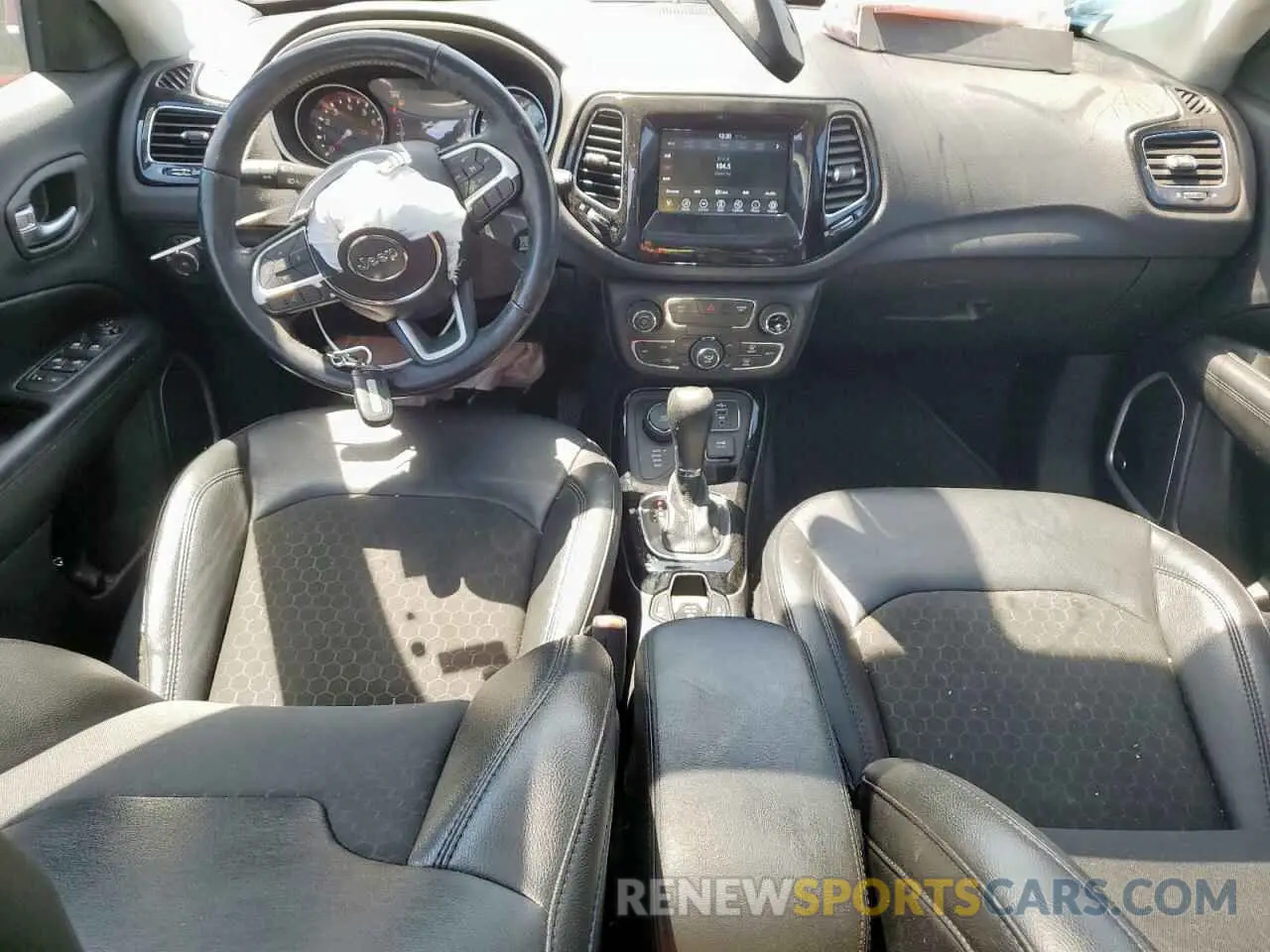8 fotografías del automóvil dañado 3C4NJDBB4MT566129 JEEP COMPASS 2021