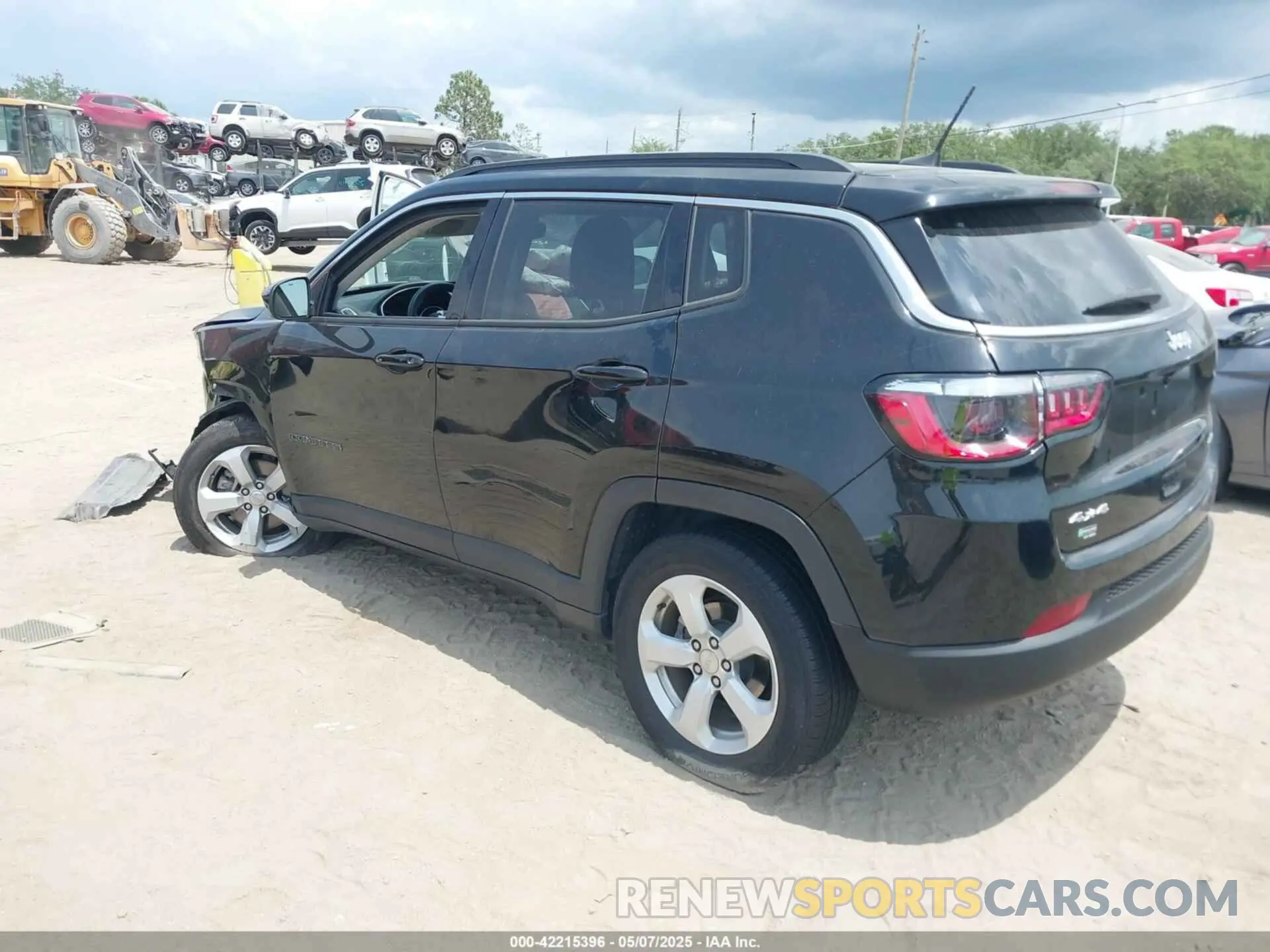 3 fotografías del automóvil dañado 3C4NJDBB4MT593072 JEEP COMPASS 2021