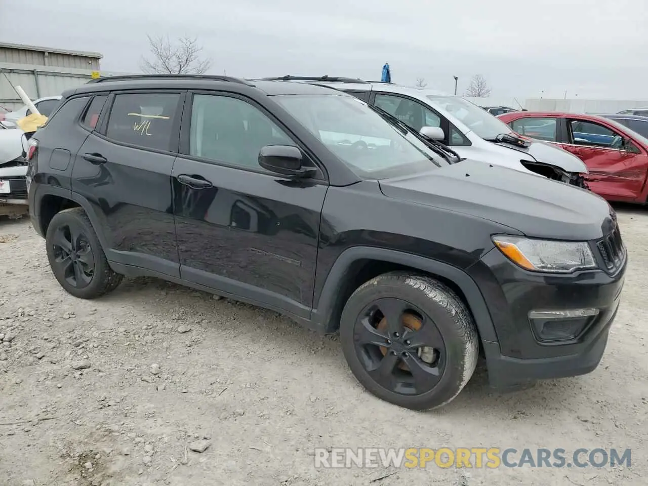 4 fotografías del automóvil dañado 3C4NJDBB5MT578600 JEEP COMPASS 2021
