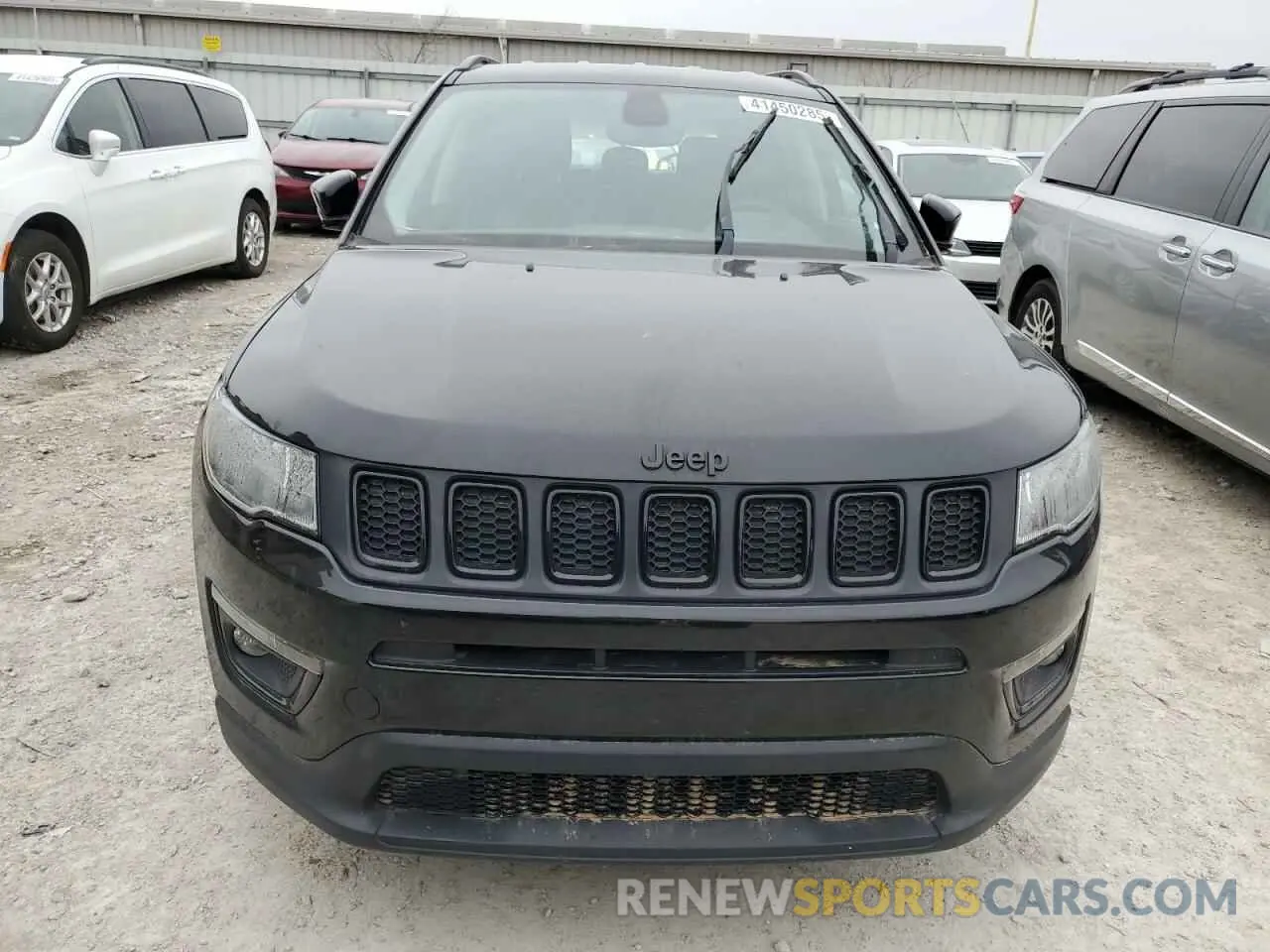 5 fotografías del automóvil dañado 3C4NJDBB5MT578600 JEEP COMPASS 2021