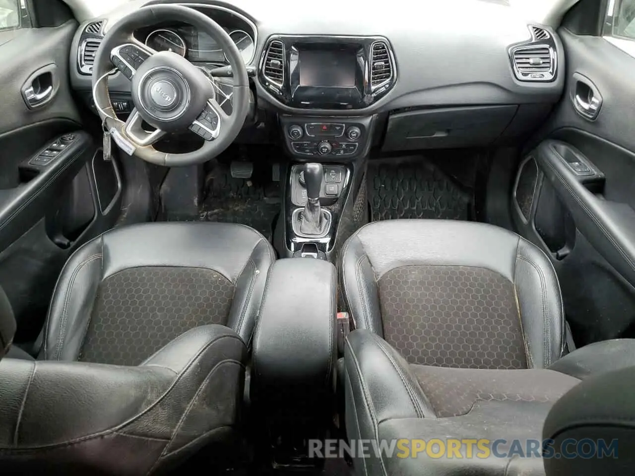 8 fotografías del automóvil dañado 3C4NJDBB5MT578600 JEEP COMPASS 2021