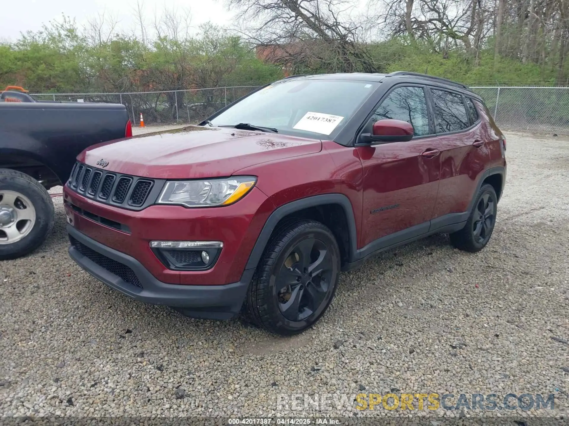 2 fotografías del automóvil dañado 3C4NJDBB6MT530958 JEEP COMPASS 2021