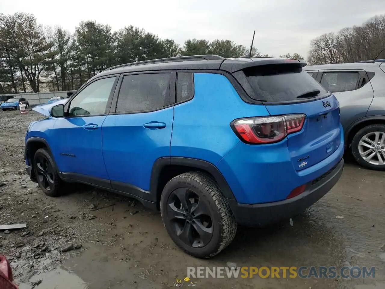 2 fotografías del automóvil dañado 3C4NJDBB7MT546733 JEEP COMPASS 2021