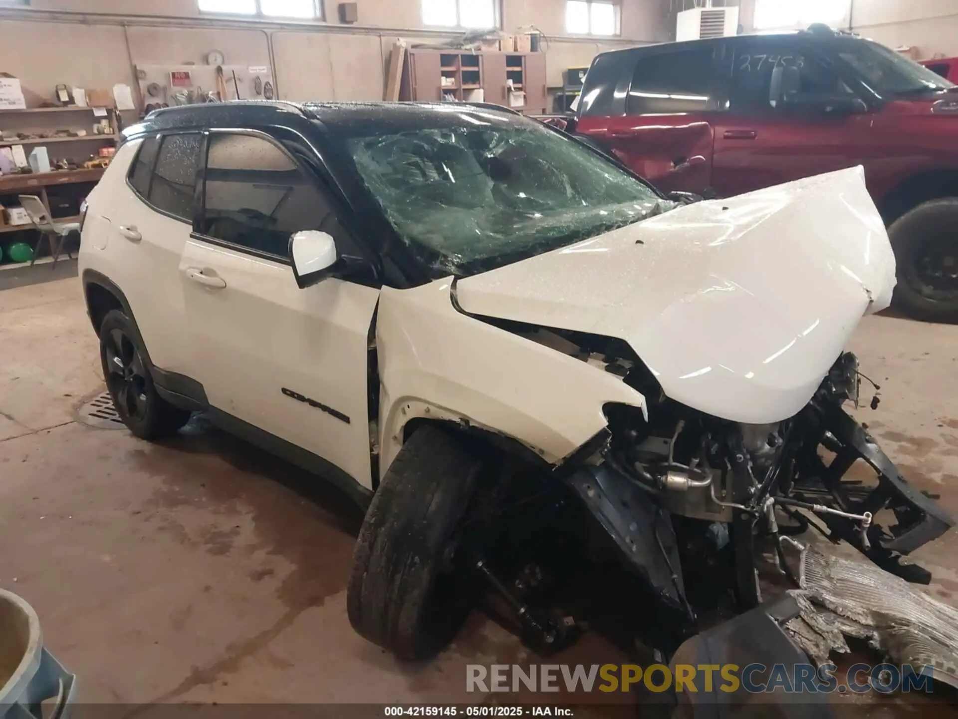 1 fotografías del automóvil dañado 3C4NJDBB8MT530881 JEEP COMPASS 2021