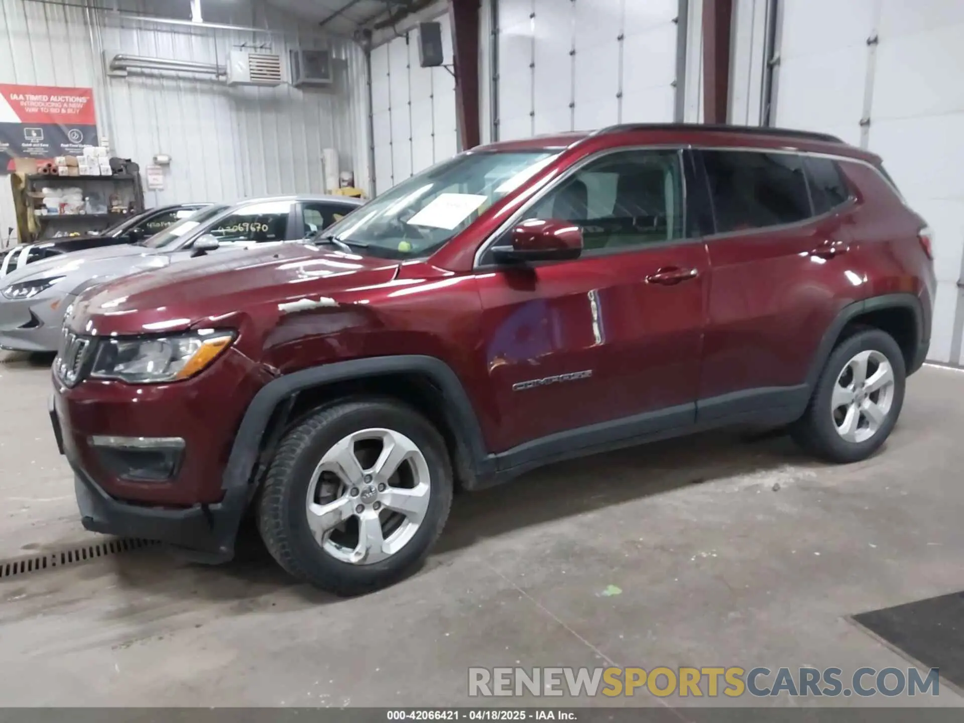 14 fotografías del automóvil dañado 3C4NJDBB8MT547261 JEEP COMPASS 2021
