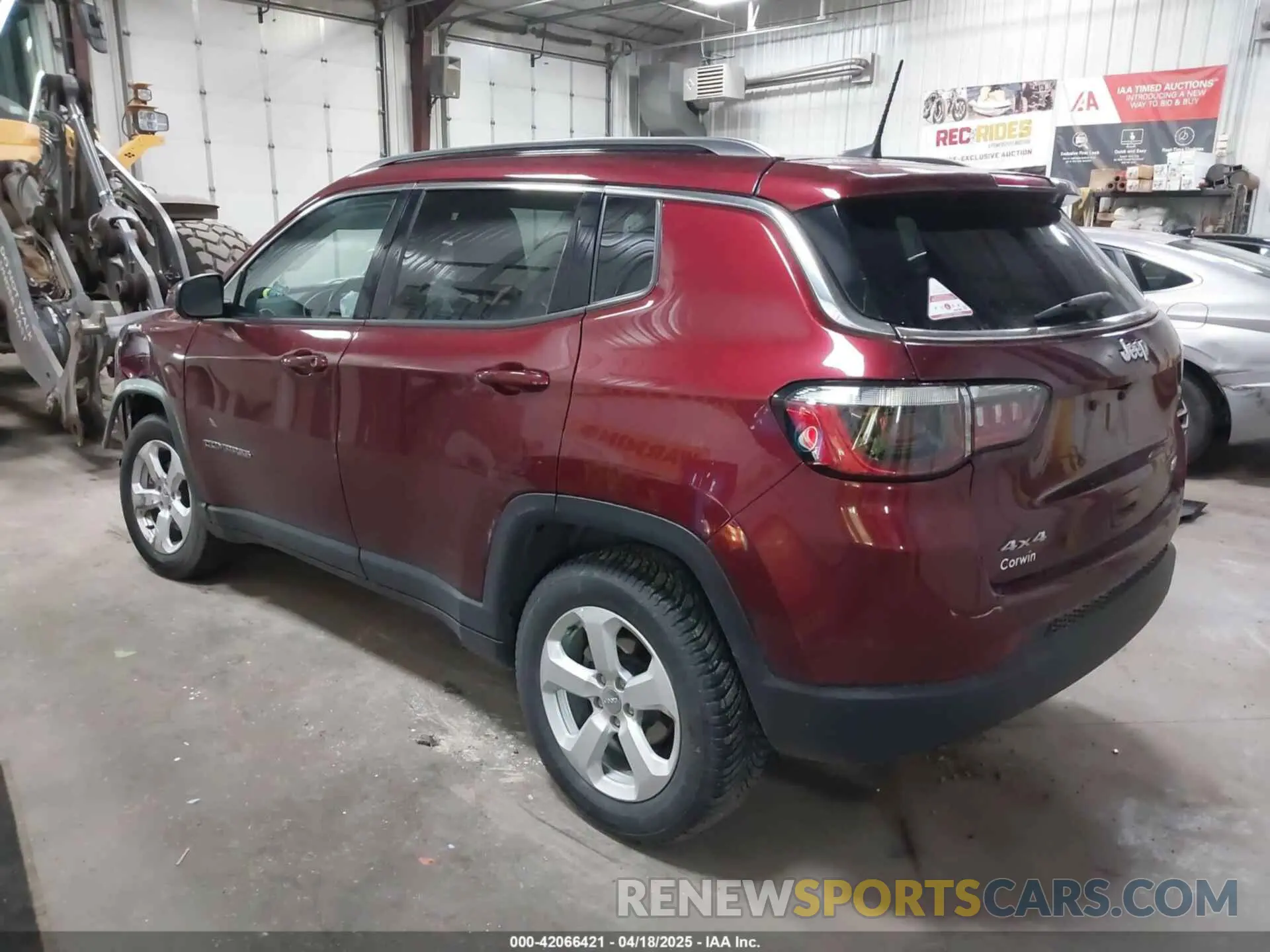 3 fotografías del automóvil dañado 3C4NJDBB8MT547261 JEEP COMPASS 2021