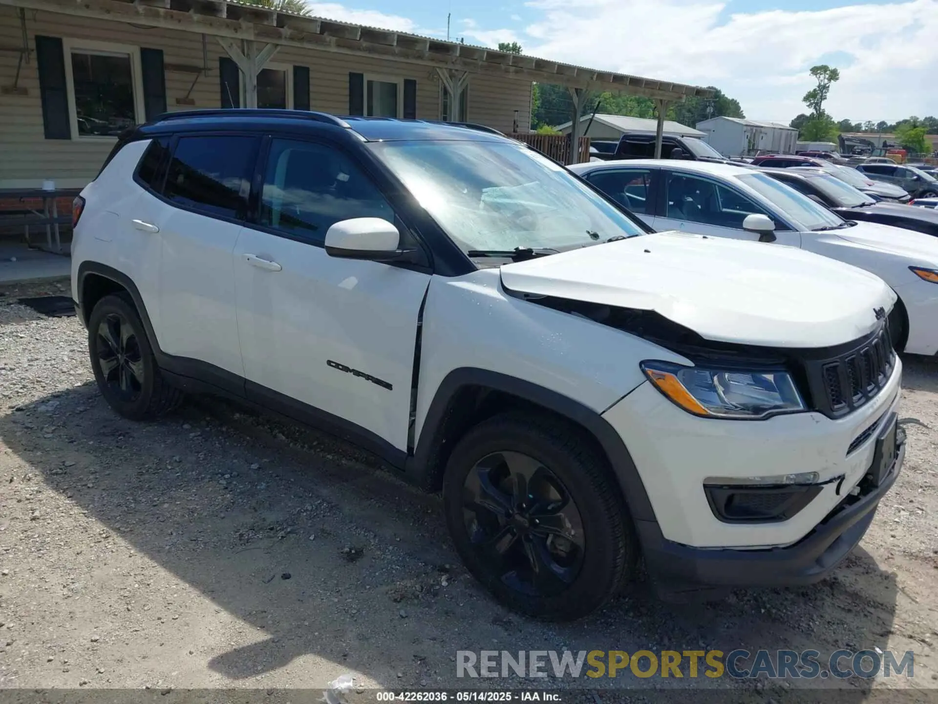 1 fotografías del automóvil dañado 3C4NJDBB8MT555358 JEEP COMPASS 2021