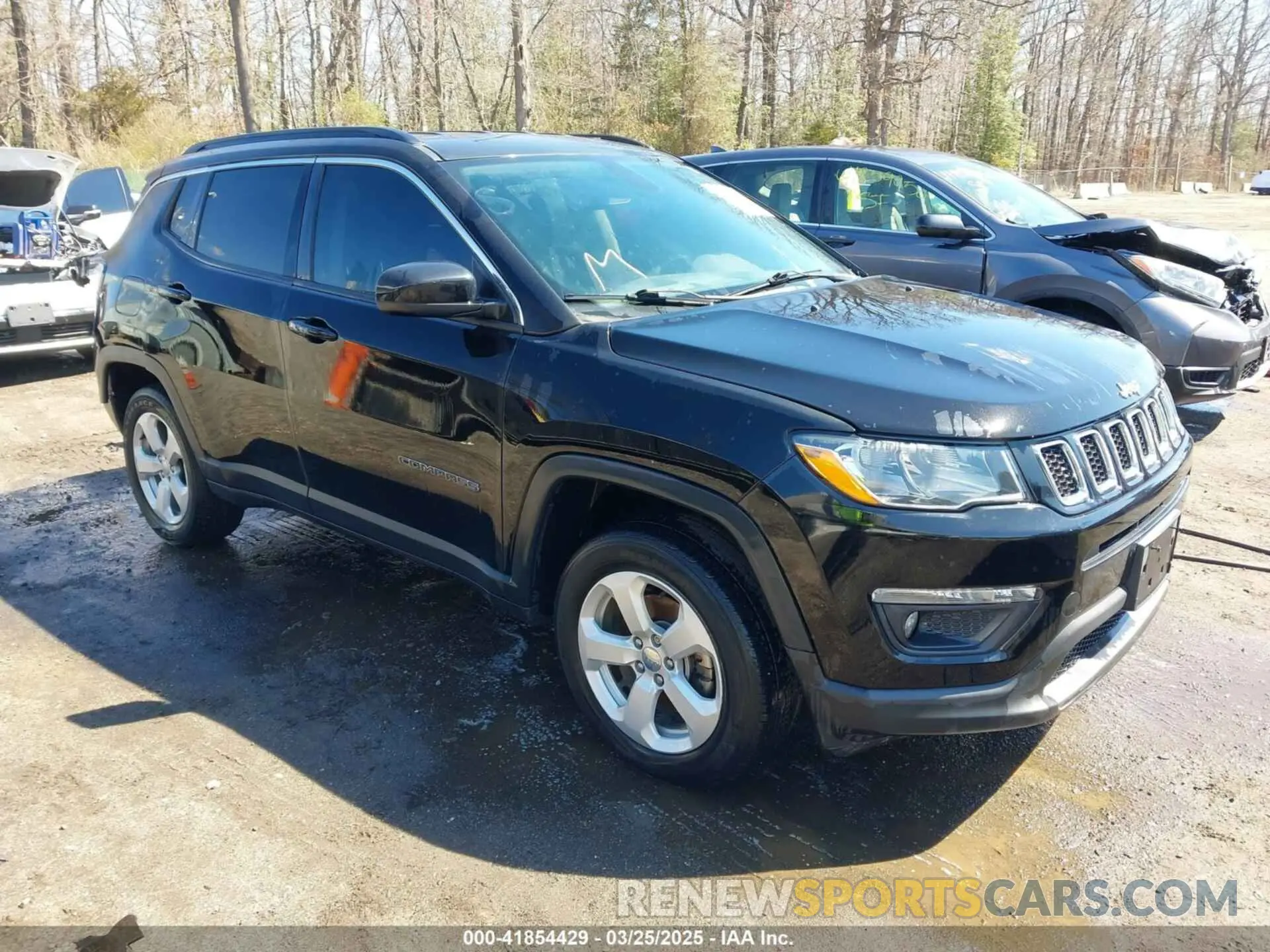 1 fotografías del automóvil dañado 3C4NJDBB8MT558325 JEEP COMPASS 2021