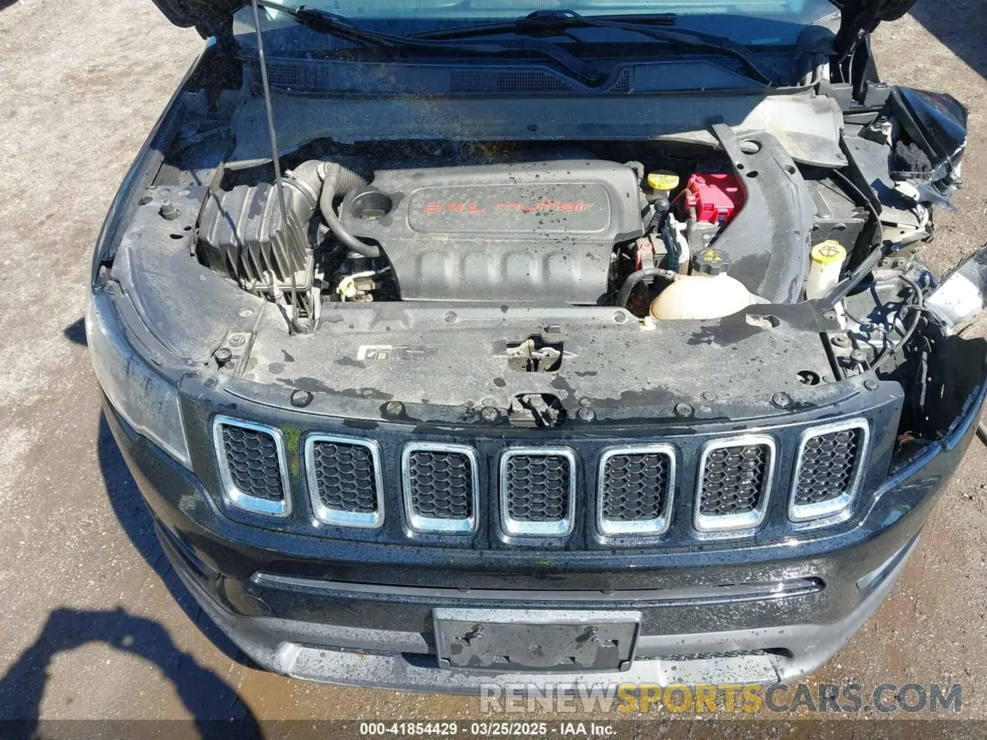 10 fotografías del automóvil dañado 3C4NJDBB8MT558325 JEEP COMPASS 2021