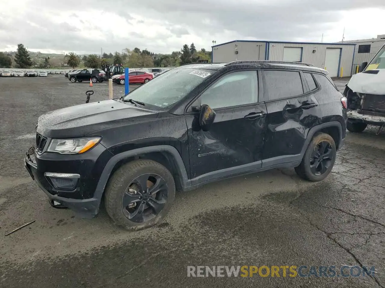 1 fotografías del automóvil dañado 3C4NJDBB8MT591566 JEEP COMPASS 2021