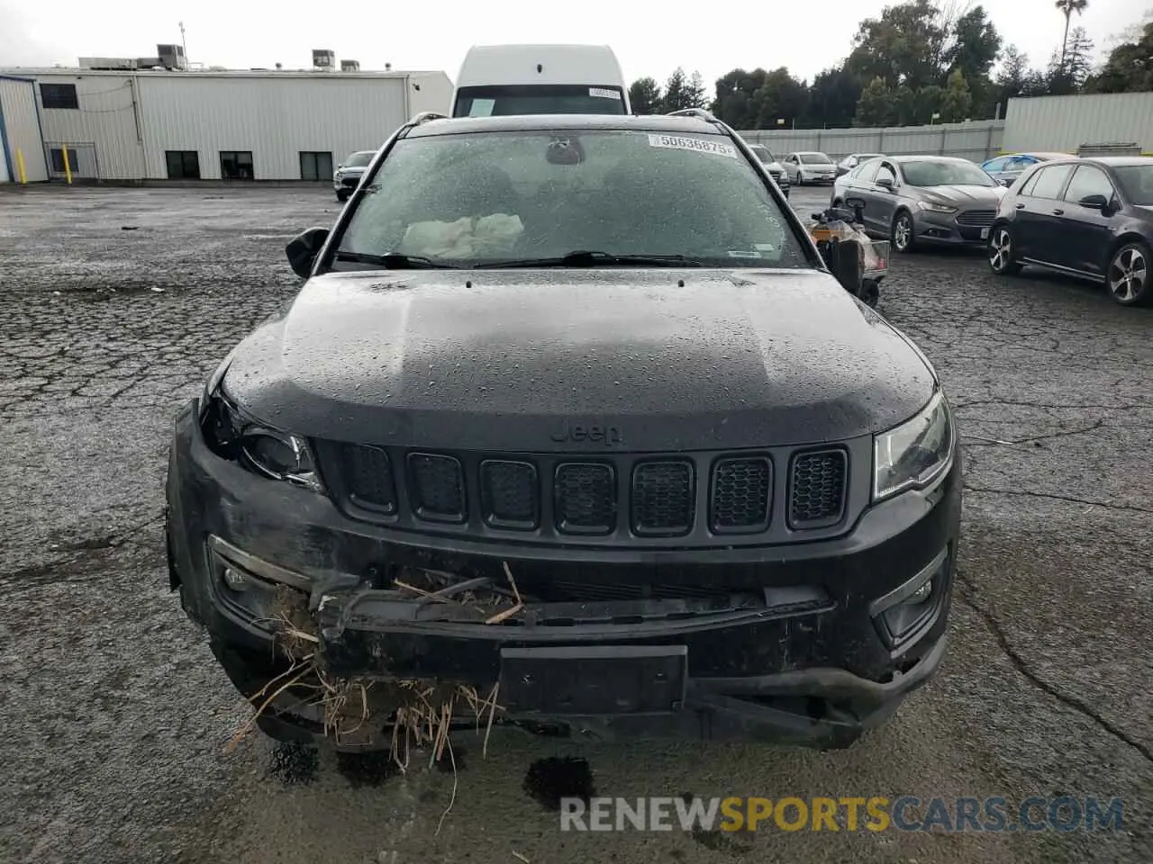 5 fotografías del automóvil dañado 3C4NJDBB8MT591566 JEEP COMPASS 2021