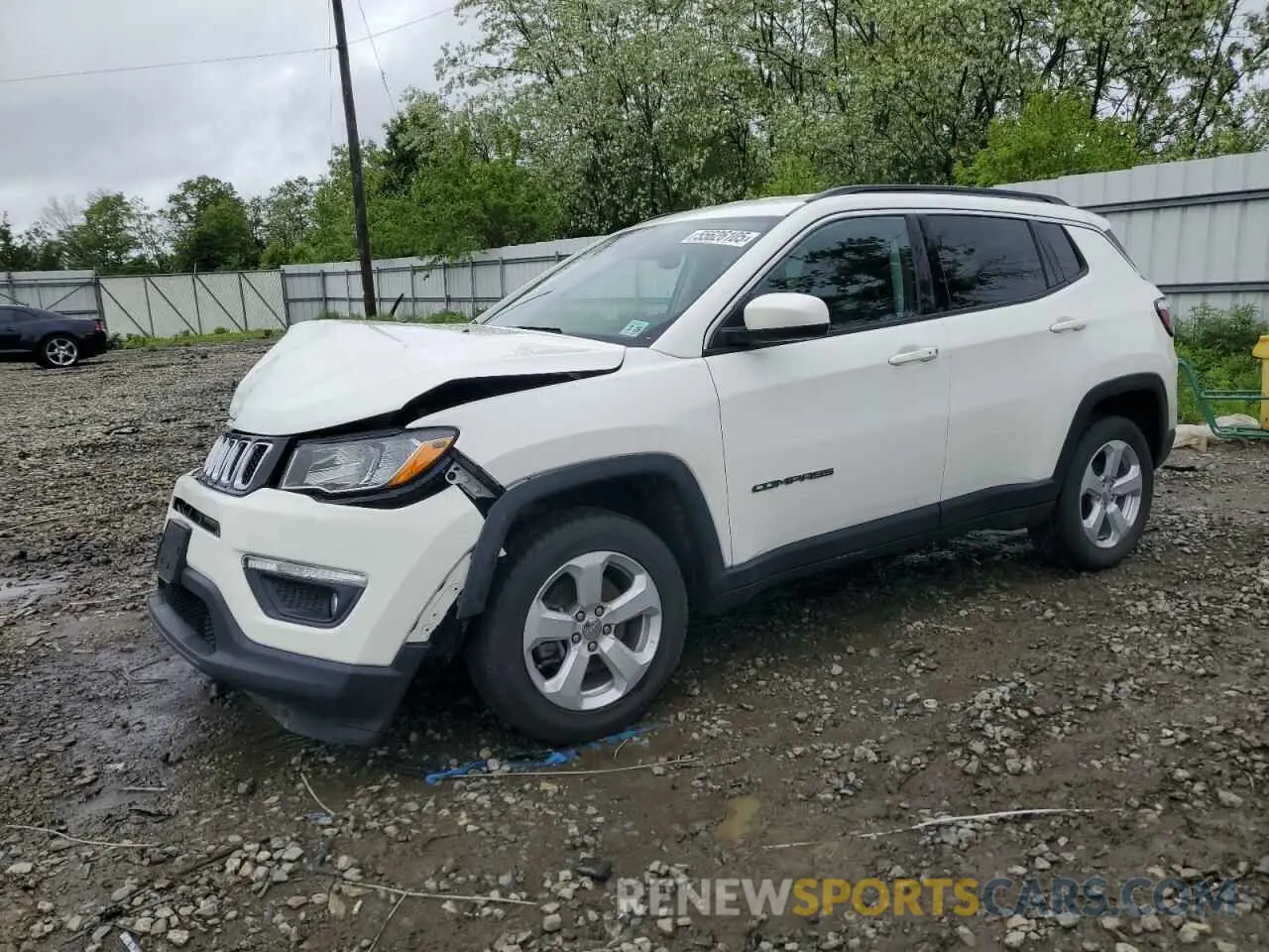 1 fotografías del automóvil dañado 3C4NJDBB9MT547124 JEEP COMPASS 2021