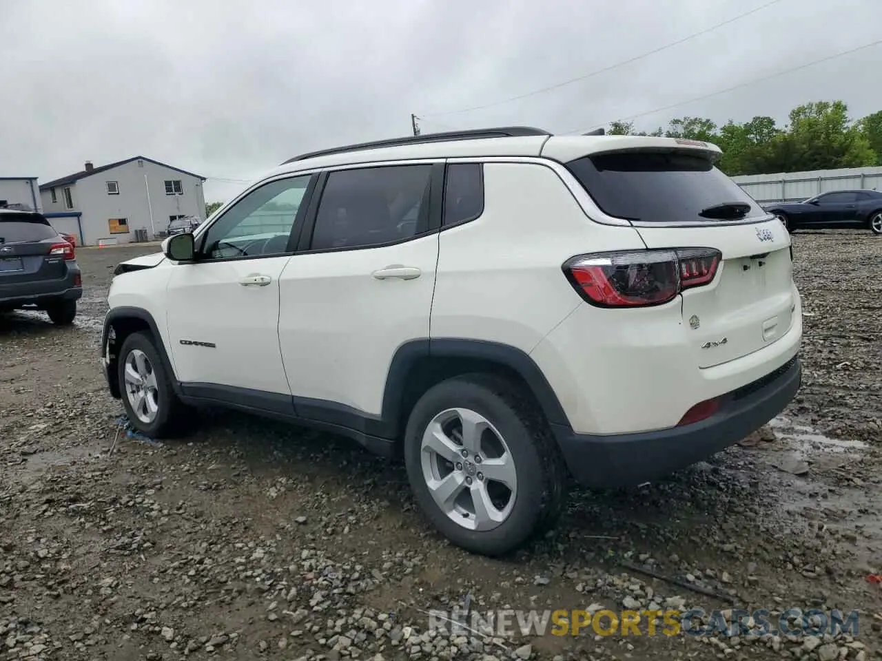 2 fotografías del automóvil dañado 3C4NJDBB9MT547124 JEEP COMPASS 2021