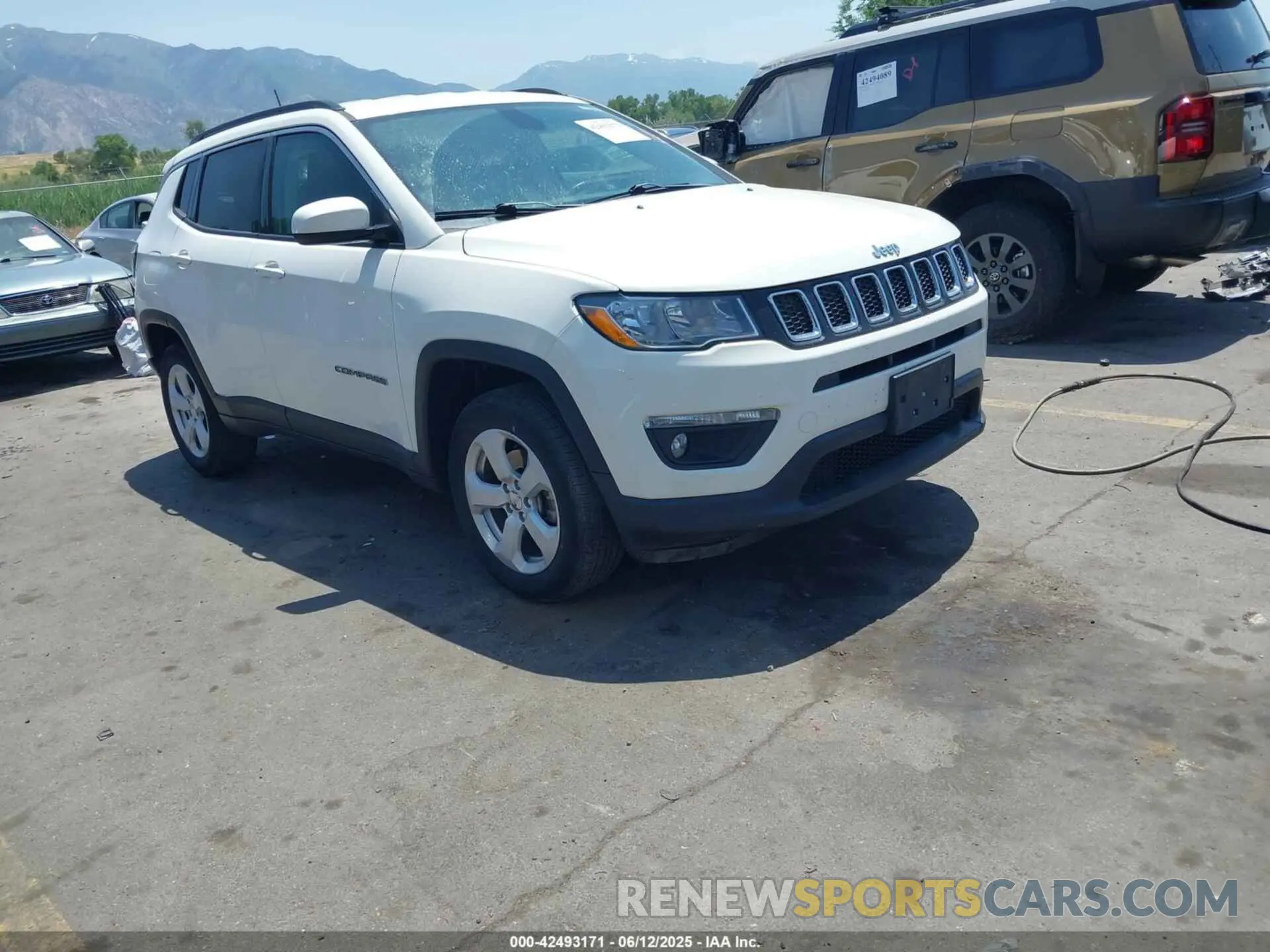 1 fotografías del automóvil dañado 3C4NJDBB9MT560794 JEEP COMPASS 2021