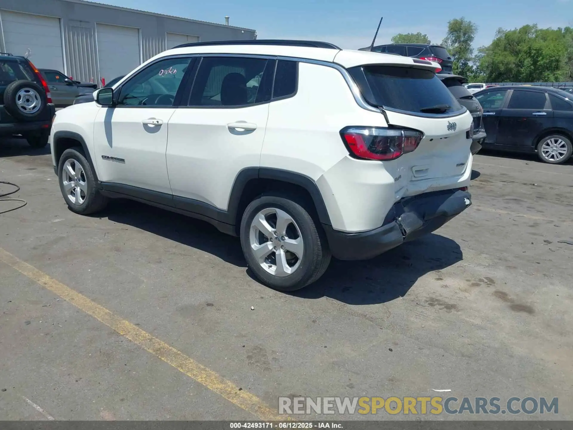3 fotografías del automóvil dañado 3C4NJDBB9MT560794 JEEP COMPASS 2021