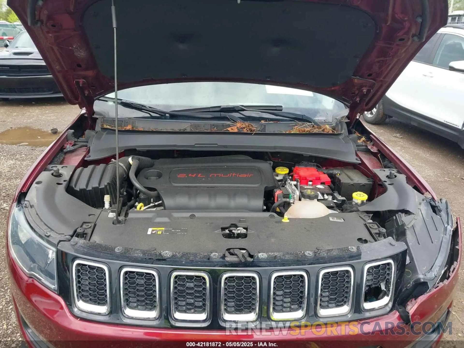 10 fotografías del automóvil dañado 3C4NJDBBXMT504993 JEEP COMPASS 2021