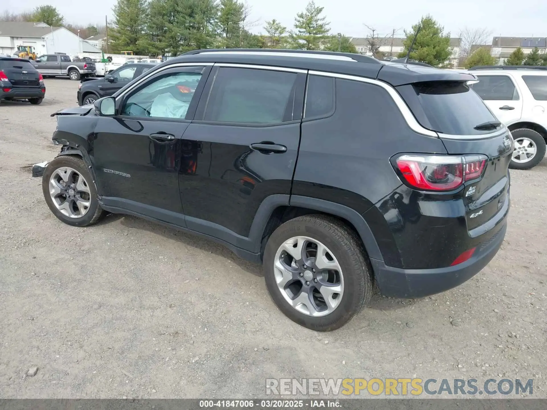3 fotografías del automóvil dañado 3C4NJDCB0MT534437 JEEP COMPASS 2021
