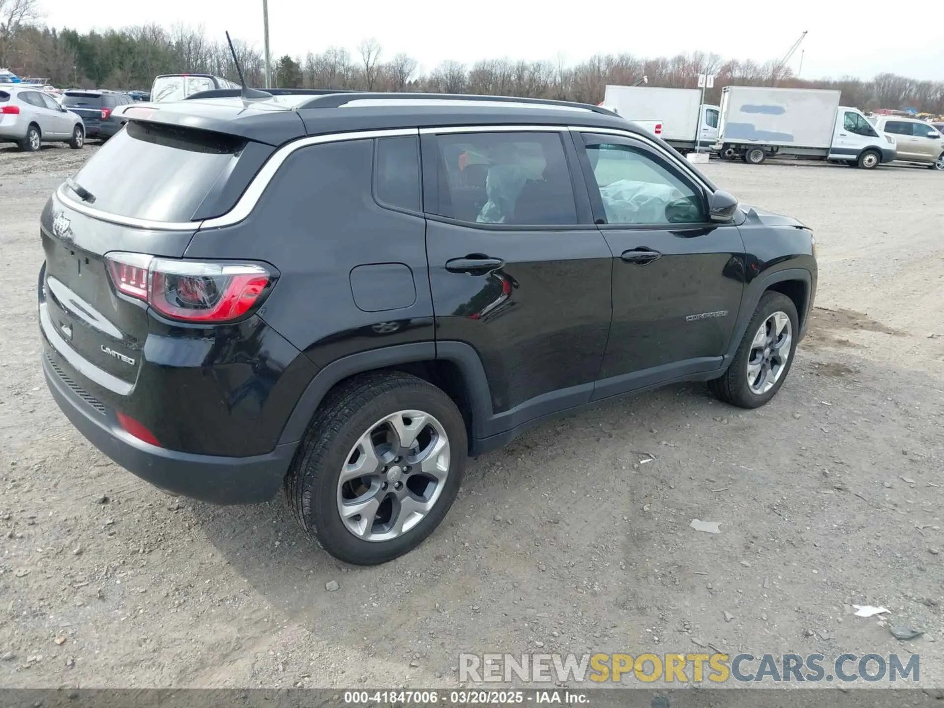 4 fotografías del automóvil dañado 3C4NJDCB0MT534437 JEEP COMPASS 2021