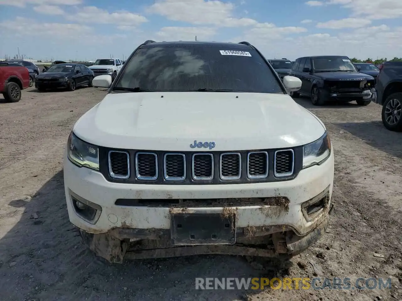 5 fotografías del automóvil dañado 3C4NJDCB1MT586806 JEEP COMPASS 2021