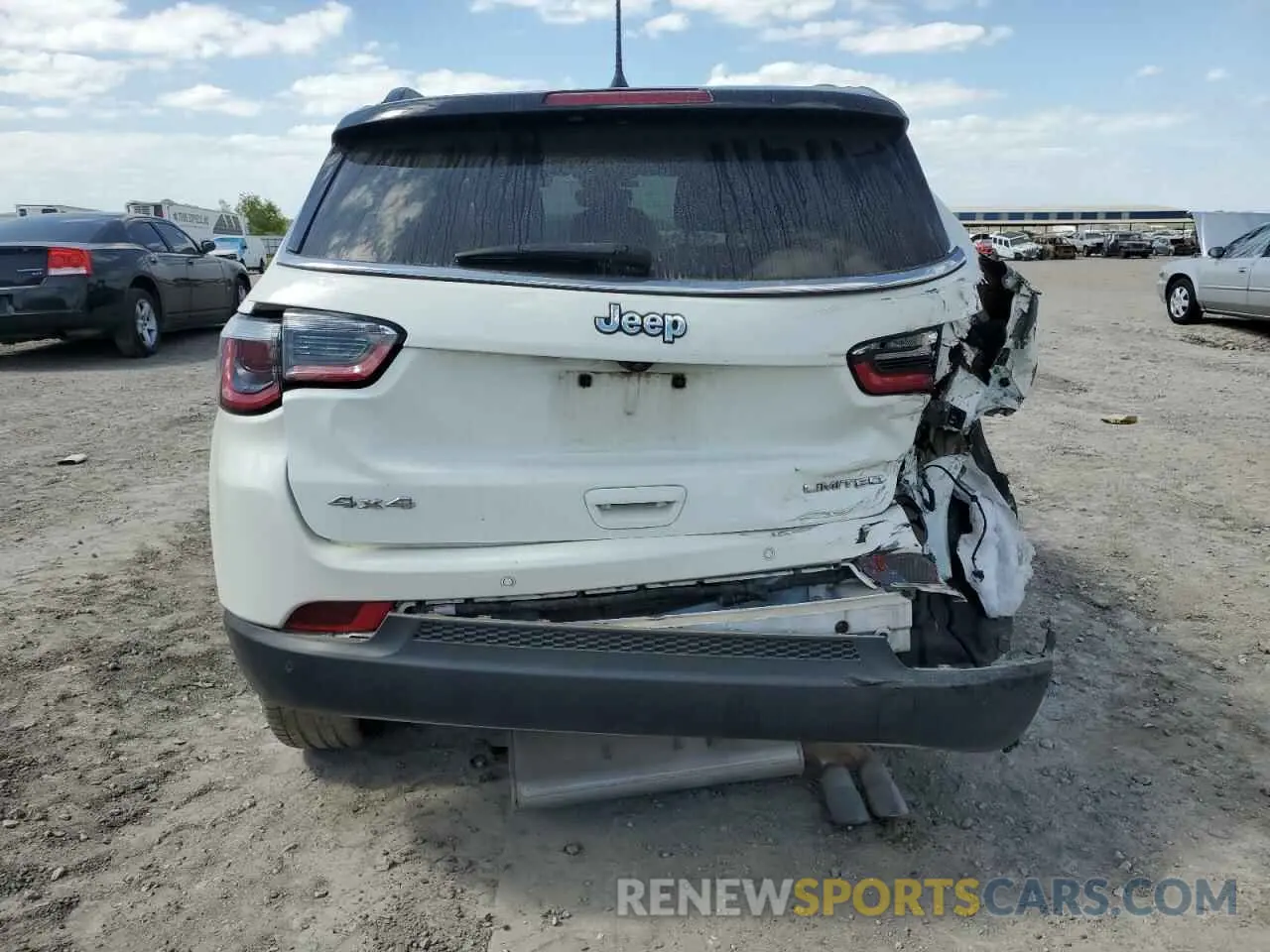 6 fotografías del automóvil dañado 3C4NJDCB1MT586806 JEEP COMPASS 2021