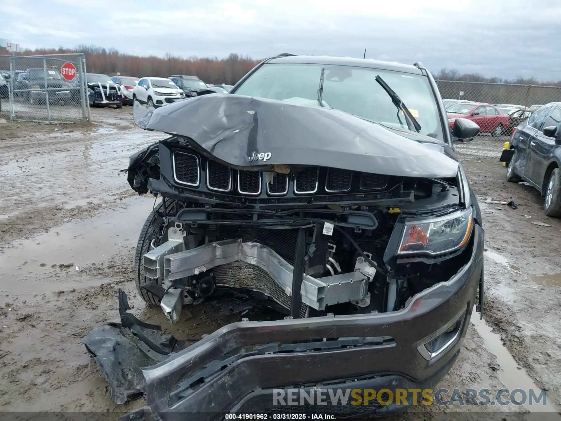 12 fotografías del automóvil dañado 3C4NJDCB2MT576575 JEEP COMPASS 2021