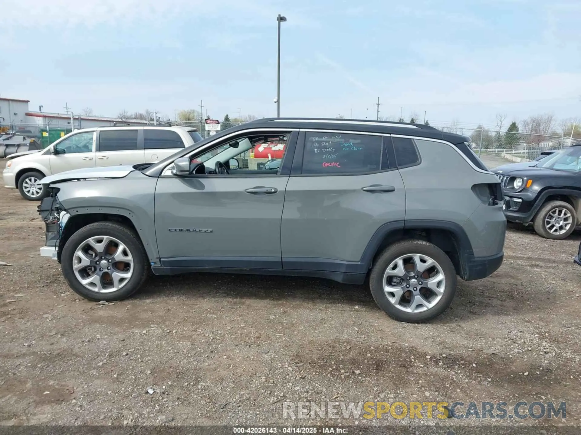 15 fotografías del automóvil dañado 3C4NJDCB2MT583834 JEEP COMPASS 2021