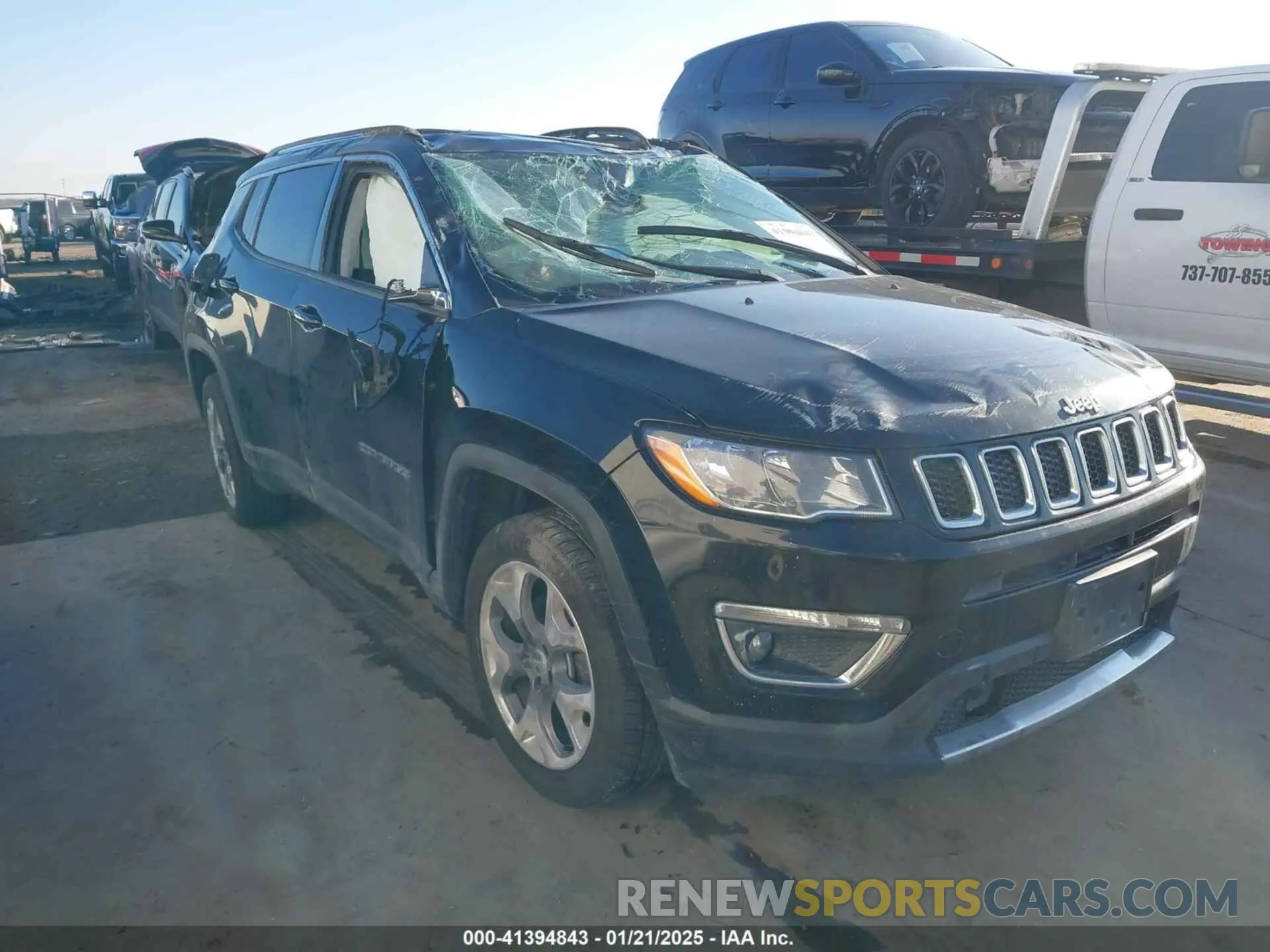 1 fotografías del automóvil dañado 3C4NJDCB2MT603435 JEEP COMPASS 2021