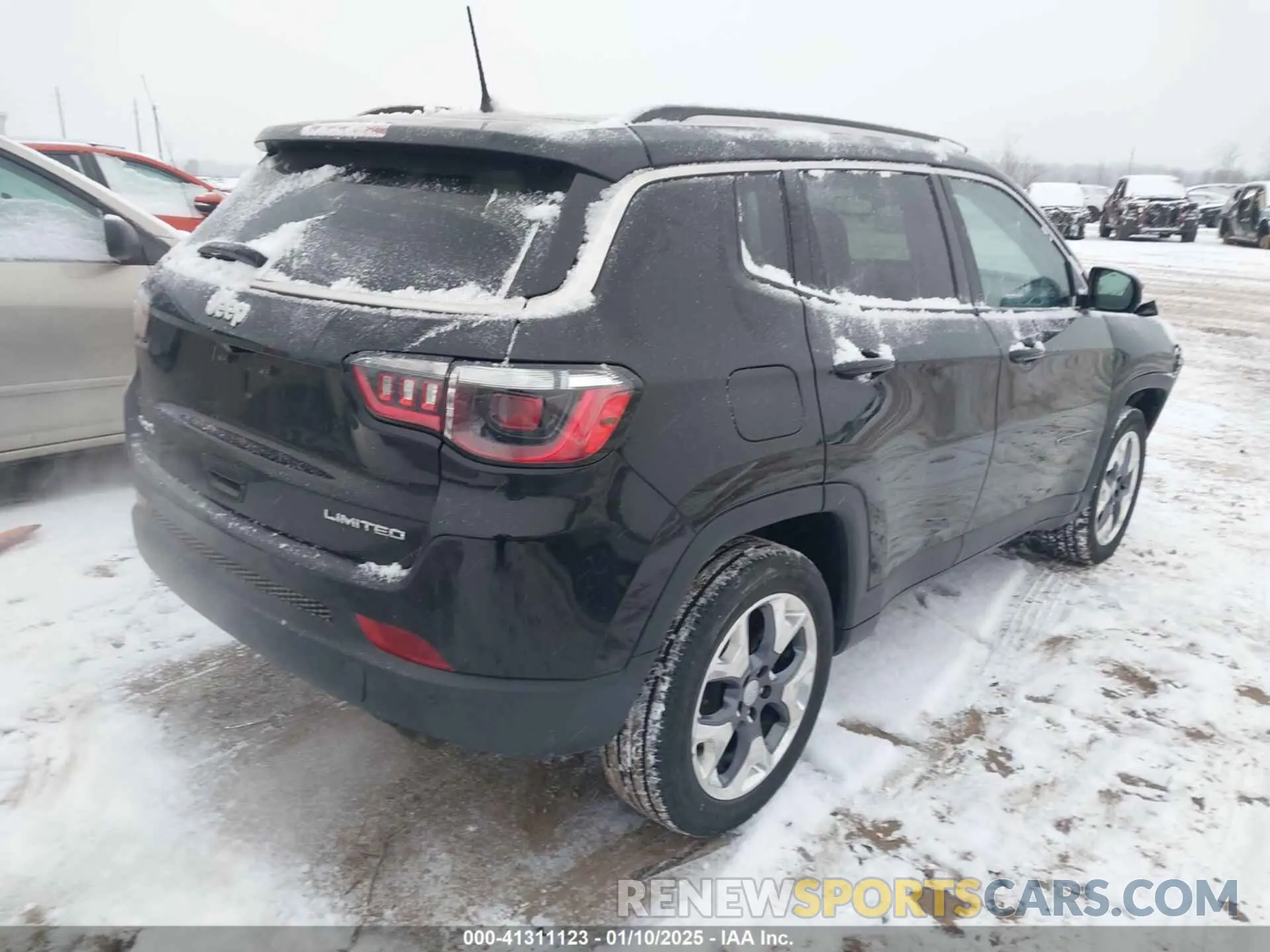 4 fotografías del automóvil dañado 3C4NJDCB3MT550874 JEEP COMPASS 2021
