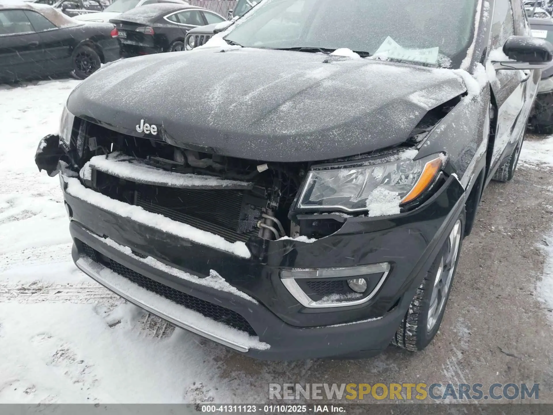 6 fotografías del automóvil dañado 3C4NJDCB3MT550874 JEEP COMPASS 2021
