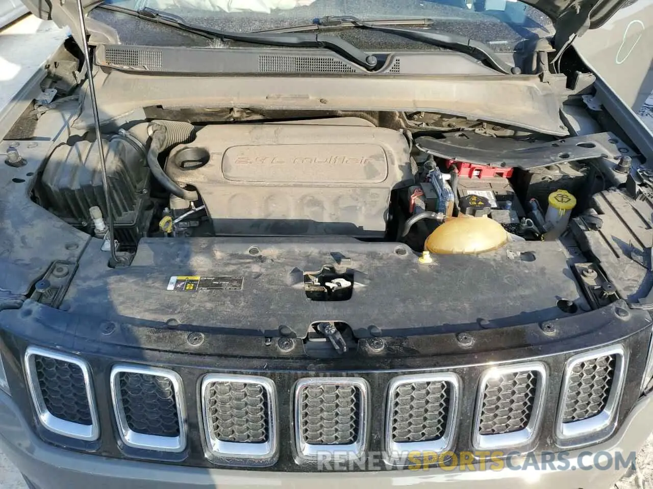 12 fotografías del automóvil dañado 3C4NJDCB3MT553970 JEEP COMPASS 2021