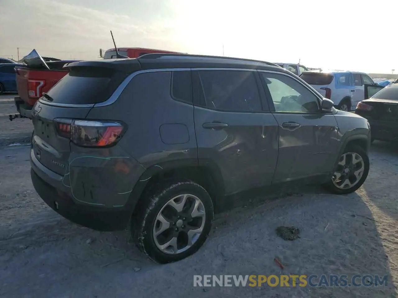 3 fotografías del automóvil dañado 3C4NJDCB3MT553970 JEEP COMPASS 2021