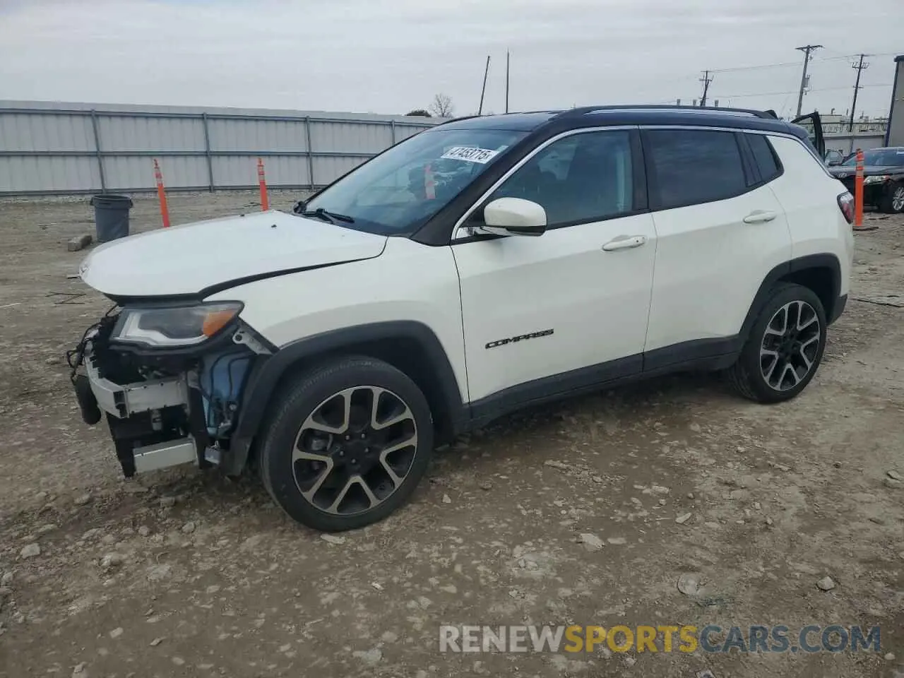 1 fotografías del automóvil dañado 3C4NJDCB3MT558778 JEEP COMPASS 2021