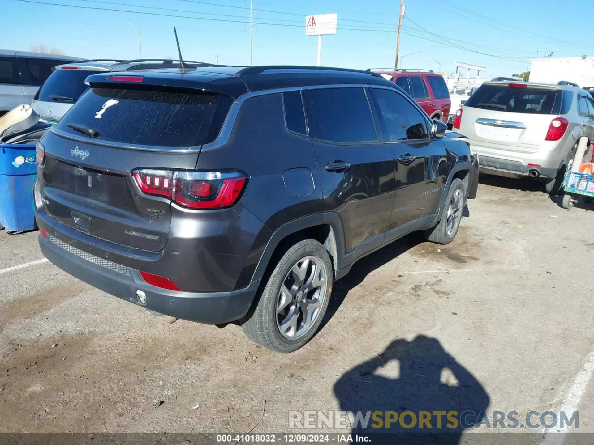 4 fotografías del automóvil dañado 3C4NJDCB3MT578755 JEEP COMPASS 2021
