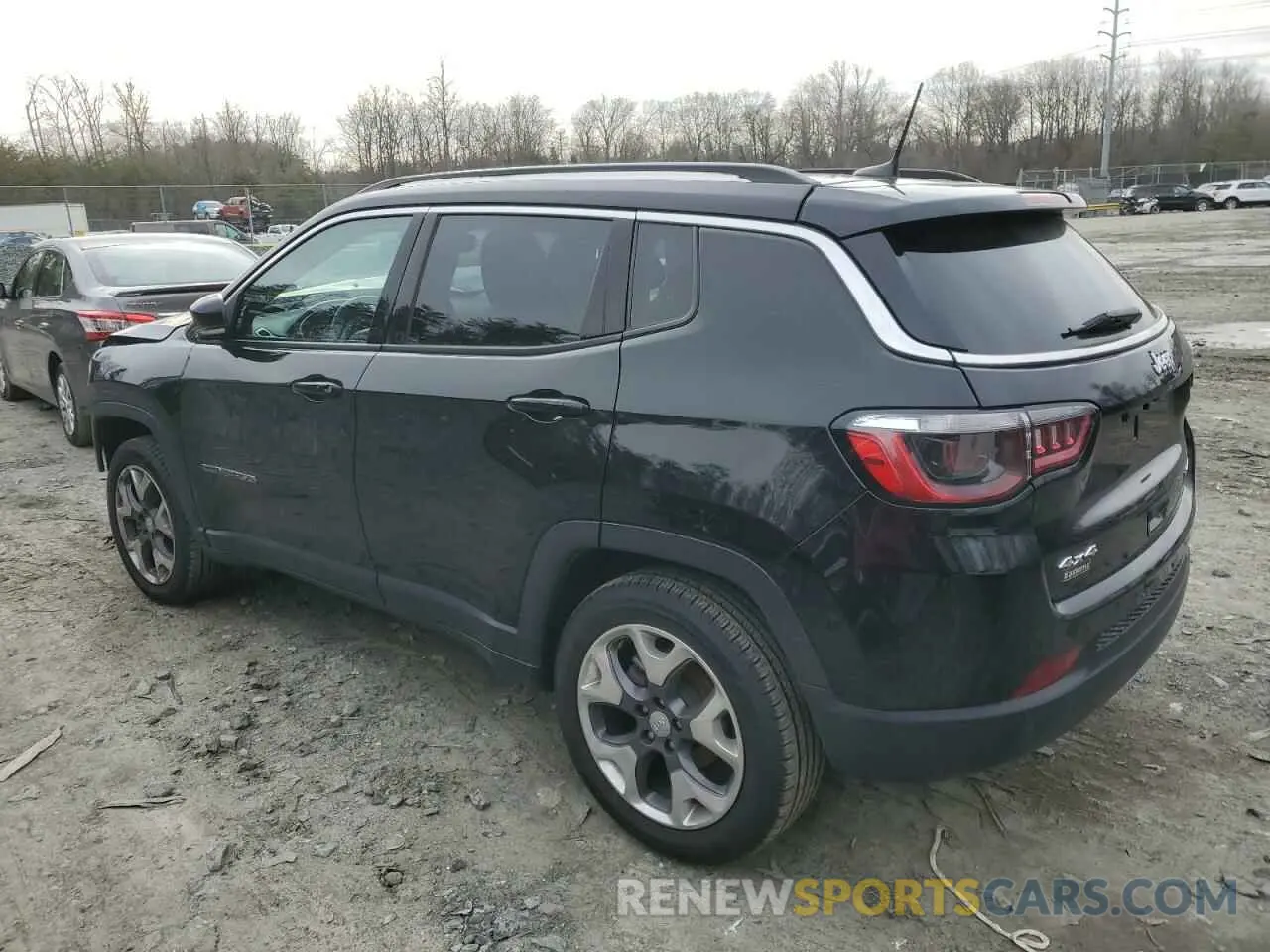 2 fotografías del automóvil dañado 3C4NJDCB3MT593322 JEEP COMPASS 2021
