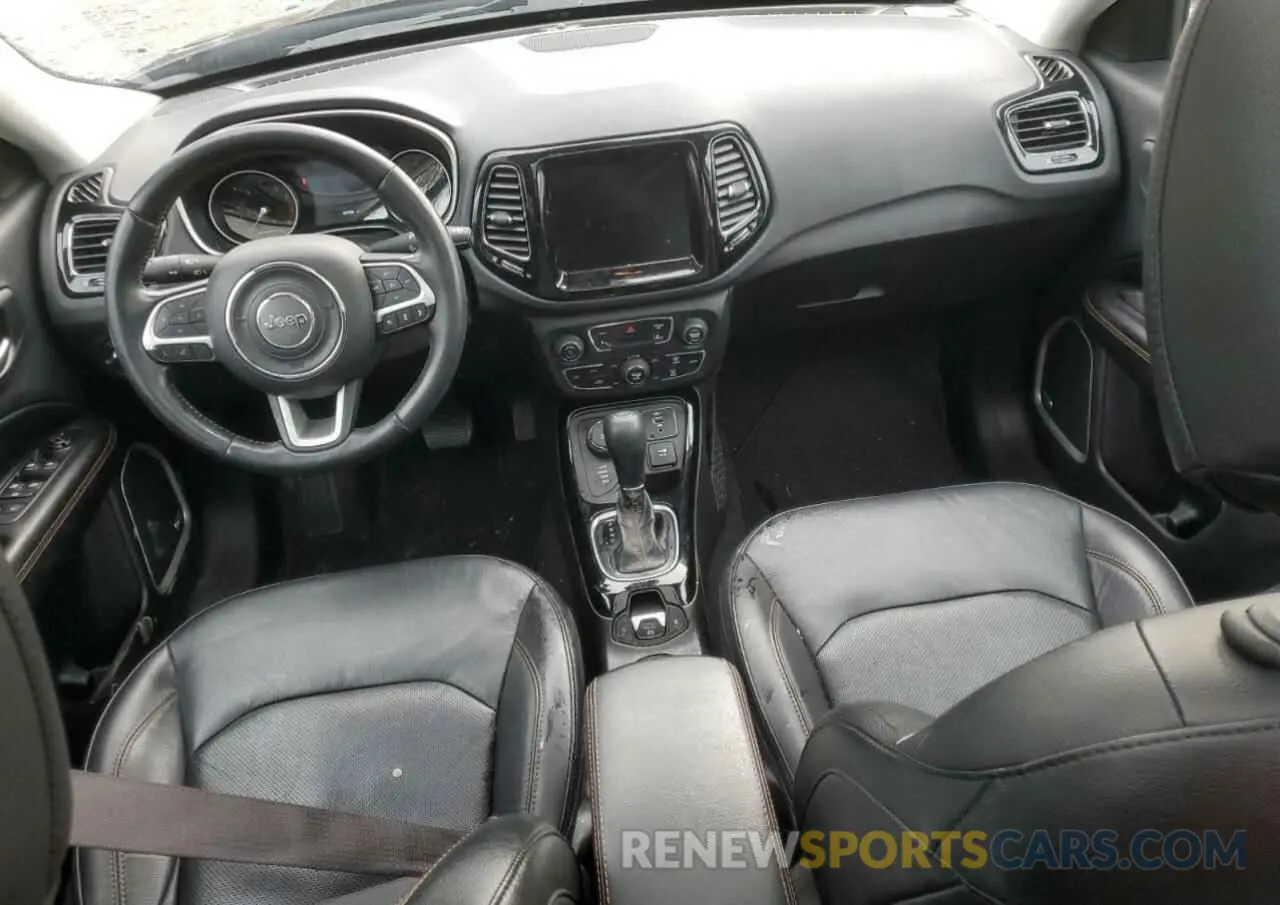 8 fotografías del automóvil dañado 3C4NJDCB3MT593322 JEEP COMPASS 2021