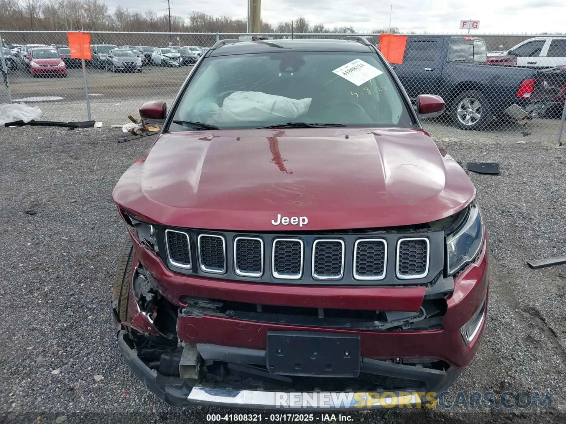 12 fotografías del automóvil dañado 3C4NJDCB3MT601337 JEEP COMPASS 2021