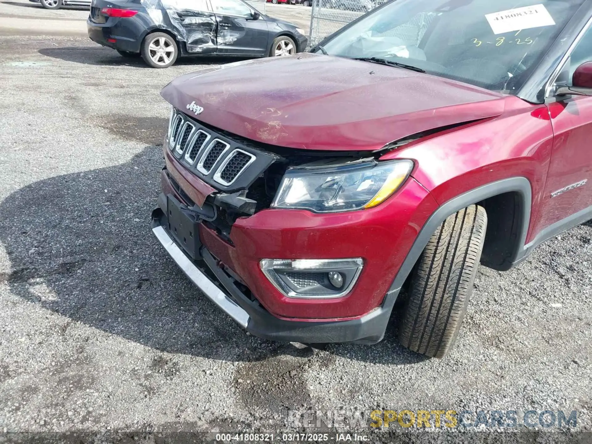 6 fotografías del automóvil dañado 3C4NJDCB3MT601337 JEEP COMPASS 2021