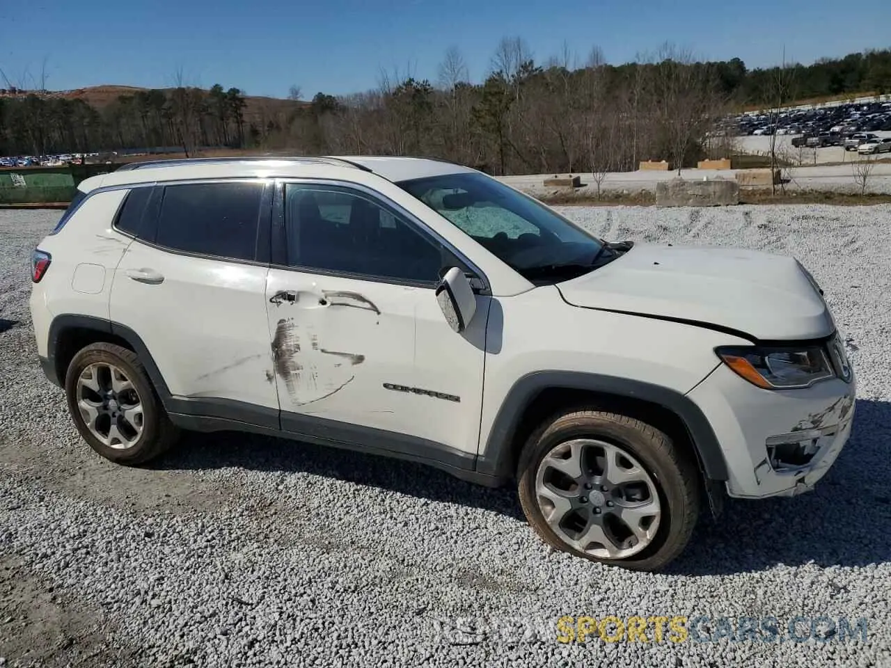 4 fotografías del automóvil dañado 3C4NJDCB4MT511145 JEEP COMPASS 2021