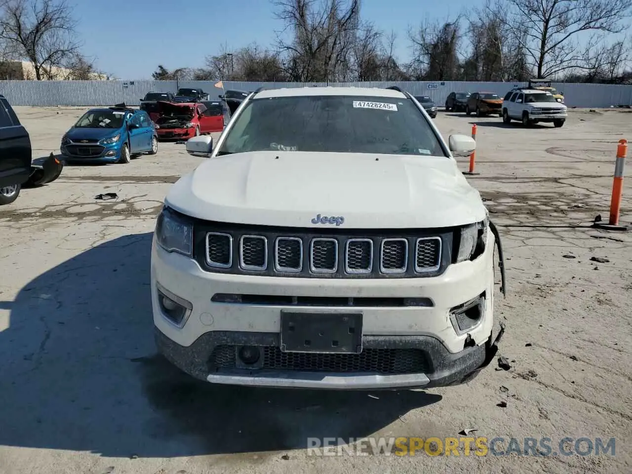 5 fotografías del automóvil dañado 3C4NJDCB4MT556585 JEEP COMPASS 2021