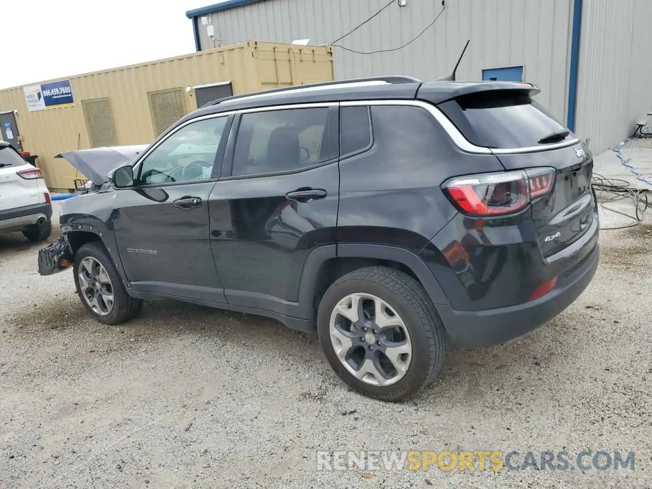 2 fotografías del automóvil dañado 3C4NJDCB4MT584290 JEEP COMPASS 2021